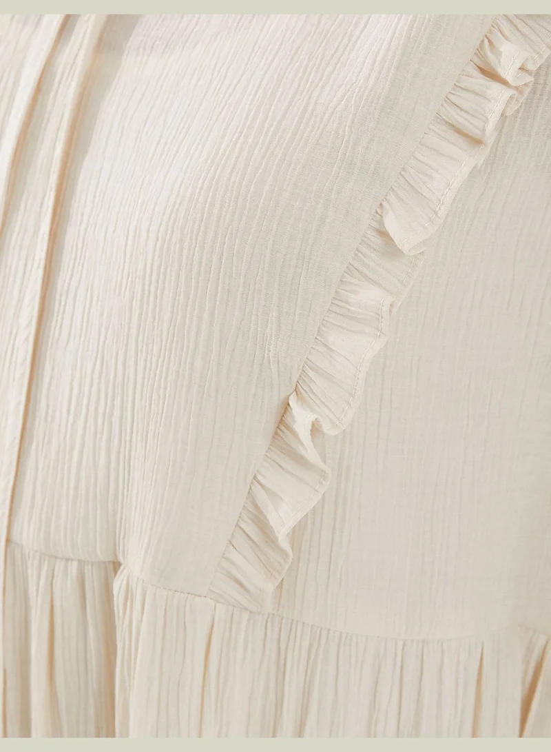 KOTON Tiered Cotton Dress