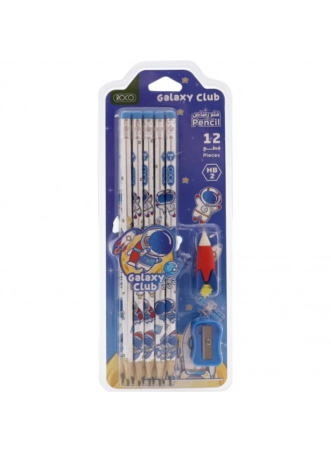ROCO 12 Pieces Stationery Set Pencil