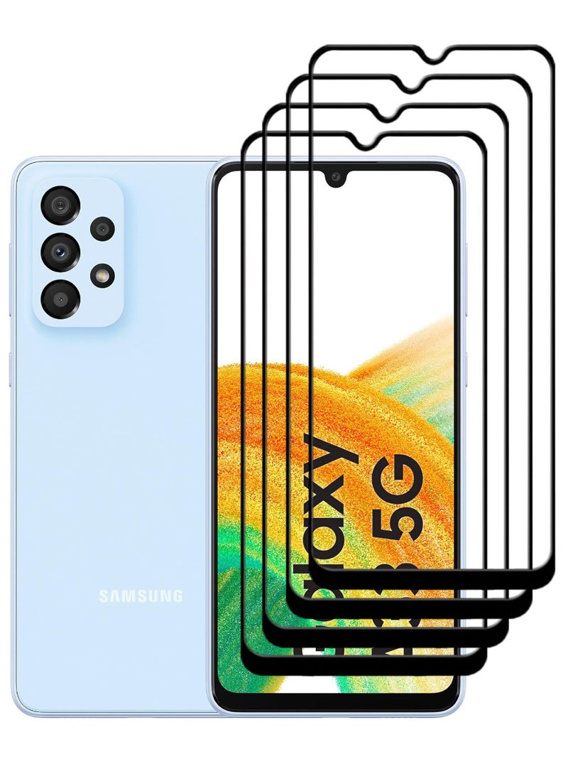 ACLIX 5 Pieces Antistatic ESD Dustproof Premium Quality High Definition Tempered Glass Screen Protector Designed For Samsung Galaxy A335G - Image 1