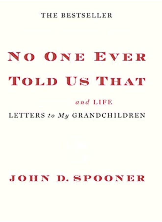 No One Ever Told Us That 