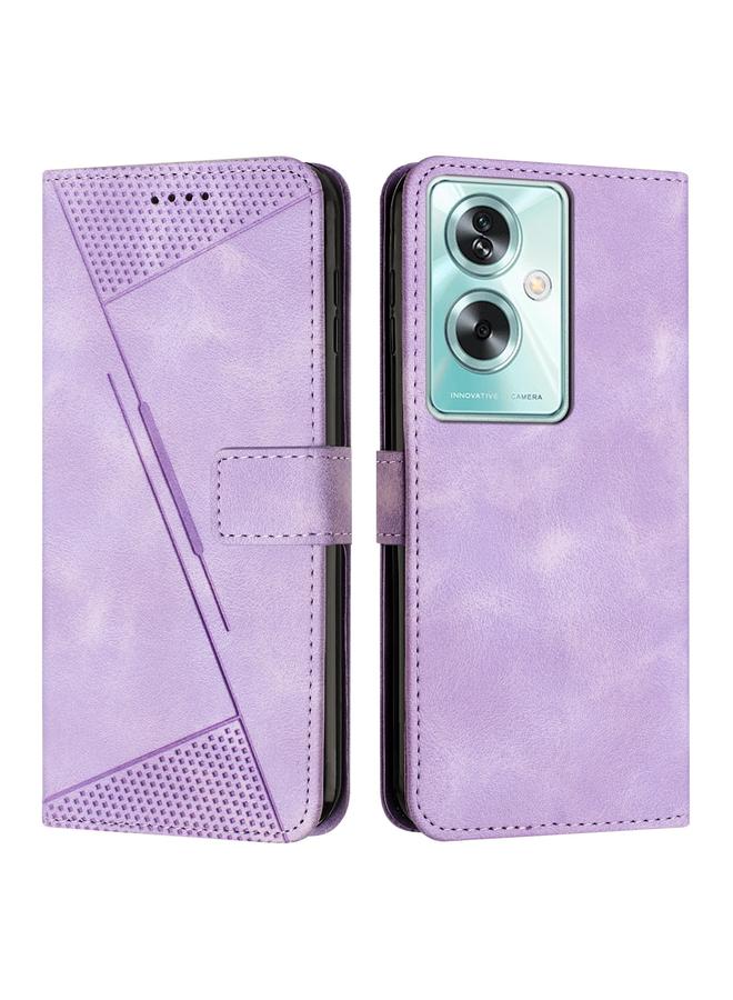 اس-توب جراب هاتف OPPO A79 5G Dream Triangle من الجلد مع حبل تعليق - Image 1