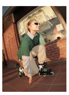 K2 Skates Kinetic 80 Pro for Women Black, Sage  - Image 4