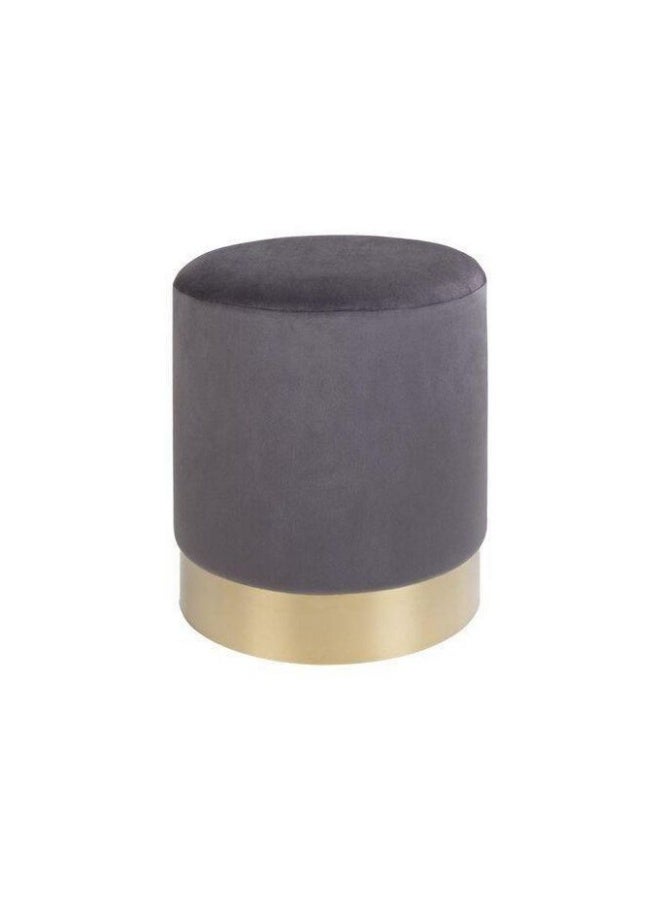 بوف فاخر بإطار فولاذي – تصميم عصري يجمع بين الراحة والمتانة  لون رمادى