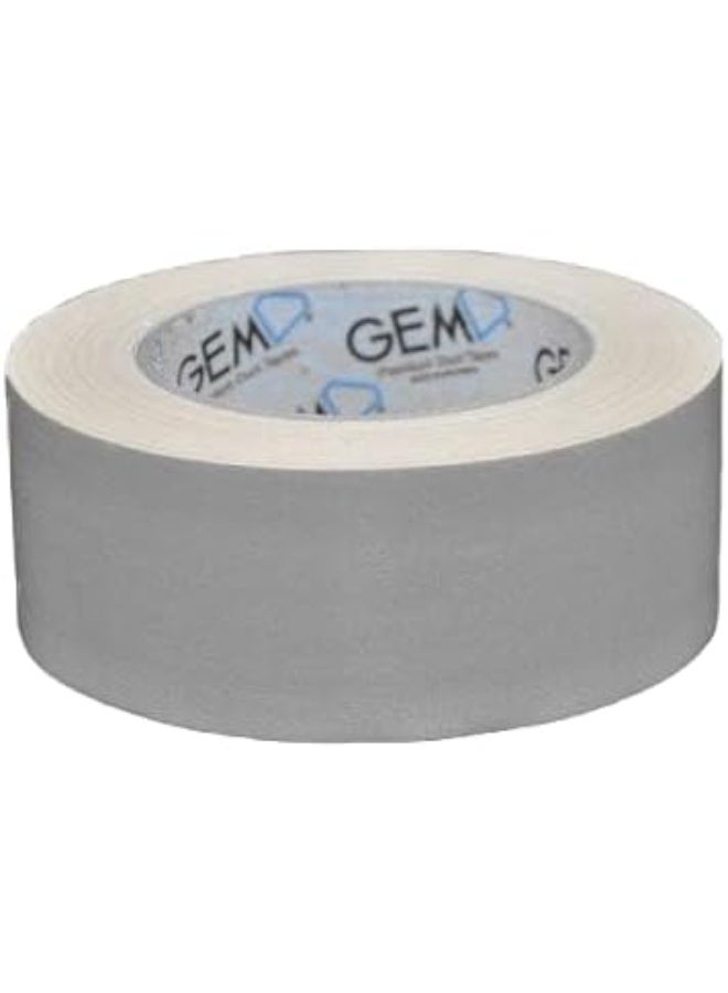 جم شريط لاصق Gem Premium 75مم × 25م لاصق قوي فضي - Image 1