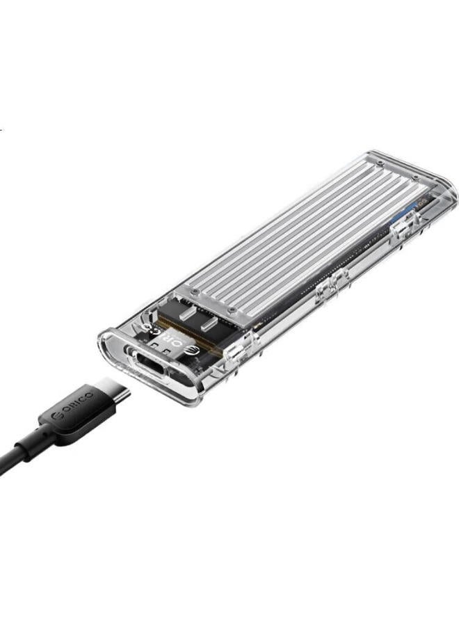 Orico Orico M.2 Nvme/Ngff External Ssd Enclosure, Type-C 3.1 Interface, Supports Nvme/Ngff Dual Protocols, Transparent Tcm2M-C3 - Image 3