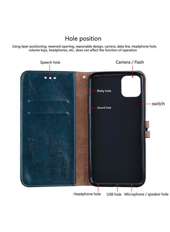 S-TOP Case For Samsung Galaxy A03 164mm Oil Wax Texture Leather Phone Case - Image 4