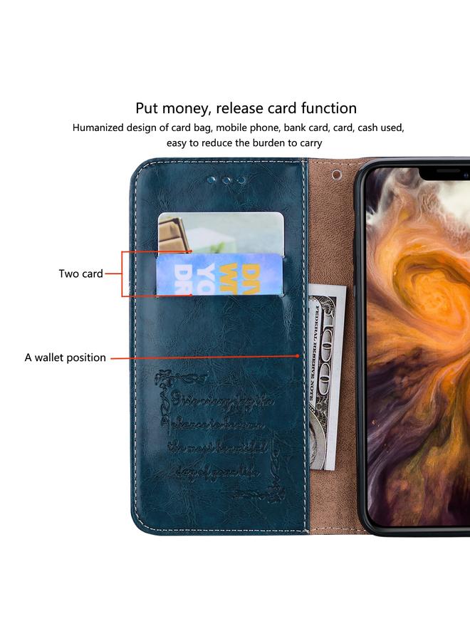 S-TOP Case For Samsung Galaxy A03 164mm Oil Wax Texture Leather Phone Case - Image 5