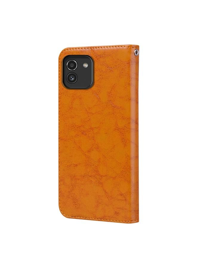 S-TOP Case For Samsung Galaxy A03 164mm Oil Wax Texture Leather Phone Case - Image 3