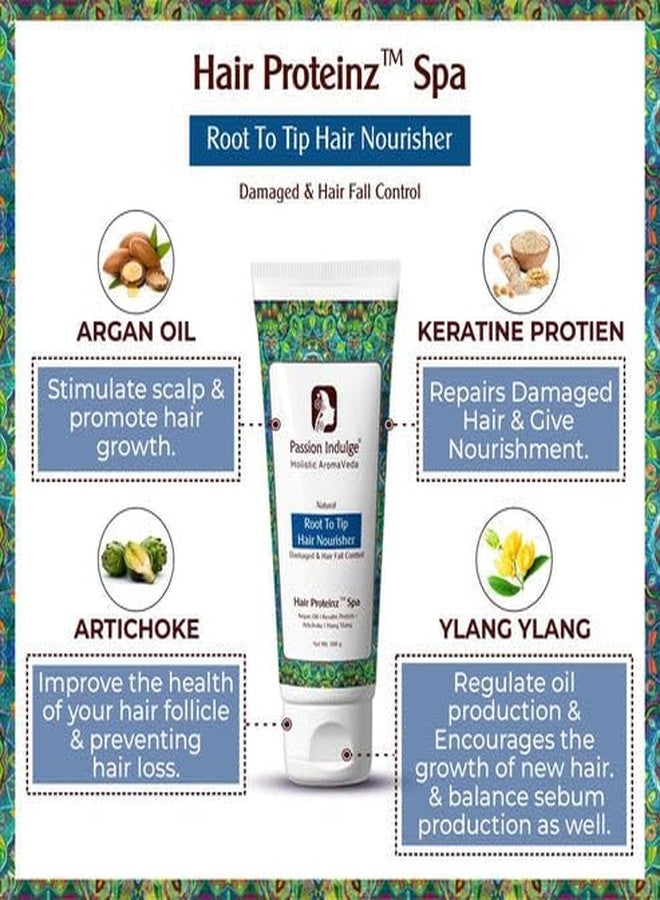 Passion Indulge Anti Hair Fall Spa Kit - Hair Proteinz Hair Spa Inbuilt Protein Booster & Rosemary anti-hair fall conditioning shampoo | Suitable for all Hair Types - Image 2