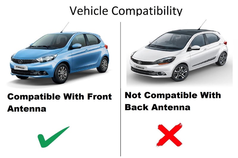 Auto Hub Car Cover Compatible with Tata Tiago with Mirror & Front Antenna Pocket, Dustproof, Heat Resistant, Triple Stitched, Tiago Cover for Car- Grey - Image 2