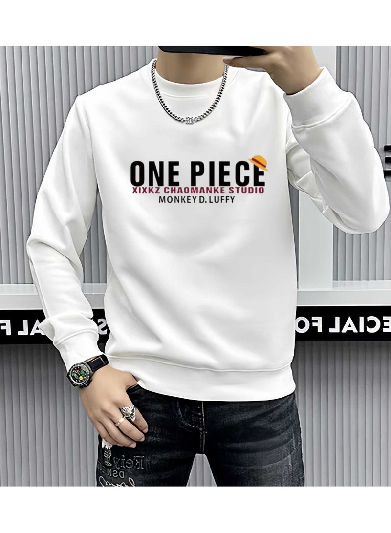 KUYING New One Piece Casual Loose Round Neck Hoodie  - Image 1