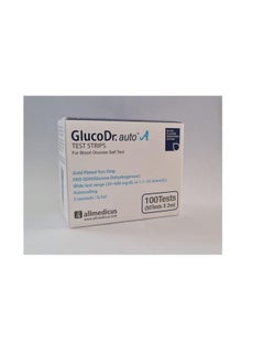 Gluco Dr 100 Strips Gluco Dr Box Of Gluco Dr Auto Strips  - Image 1