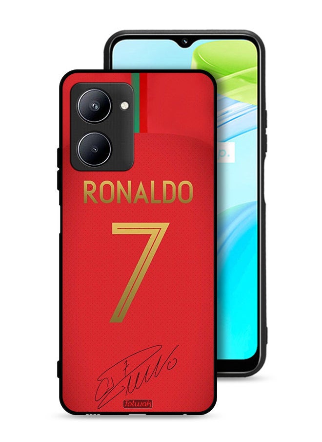 Tolwak Realme C33 Protective Case Cover Ronaldo 7  - Image 1