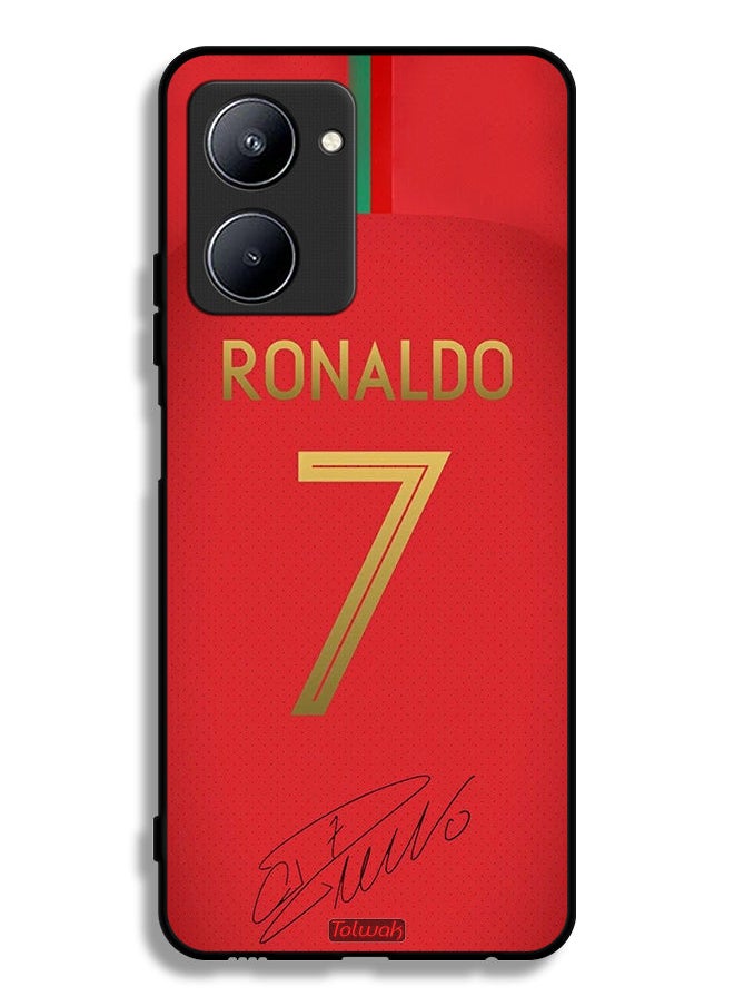 Tolwak Realme C33 Protective Case Cover Ronaldo 7  - Image 2
