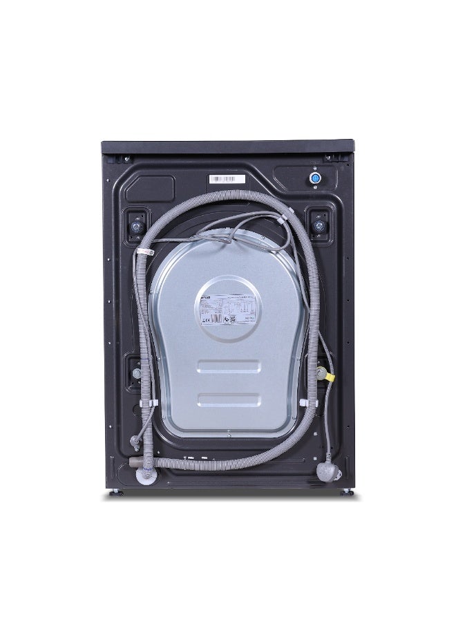 Meling Combo Front Load Washer & Dryer, 10/6KG, Inverter, 1400 RPM, 17 Programs, Silver - MFL 100-14596BHS - Image 4