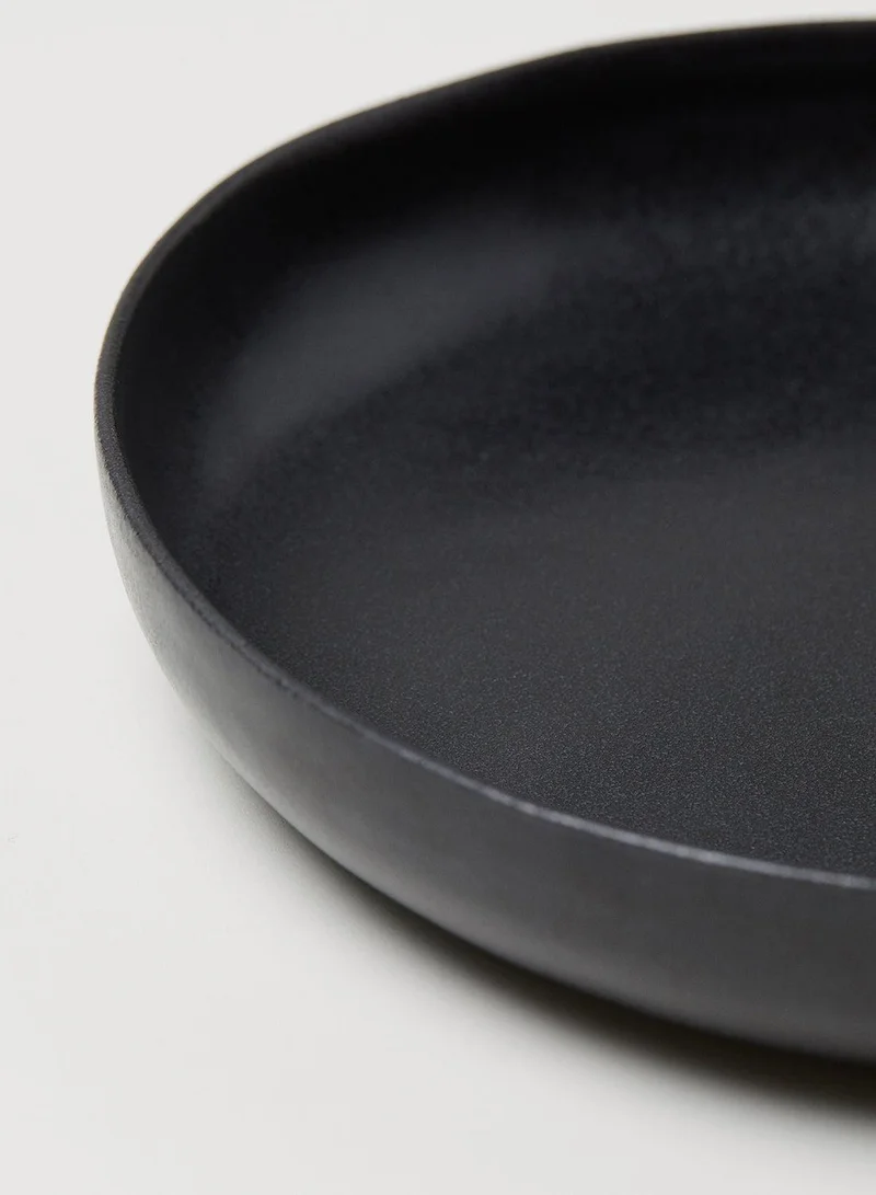 H&M Glazed Stoneware Plate