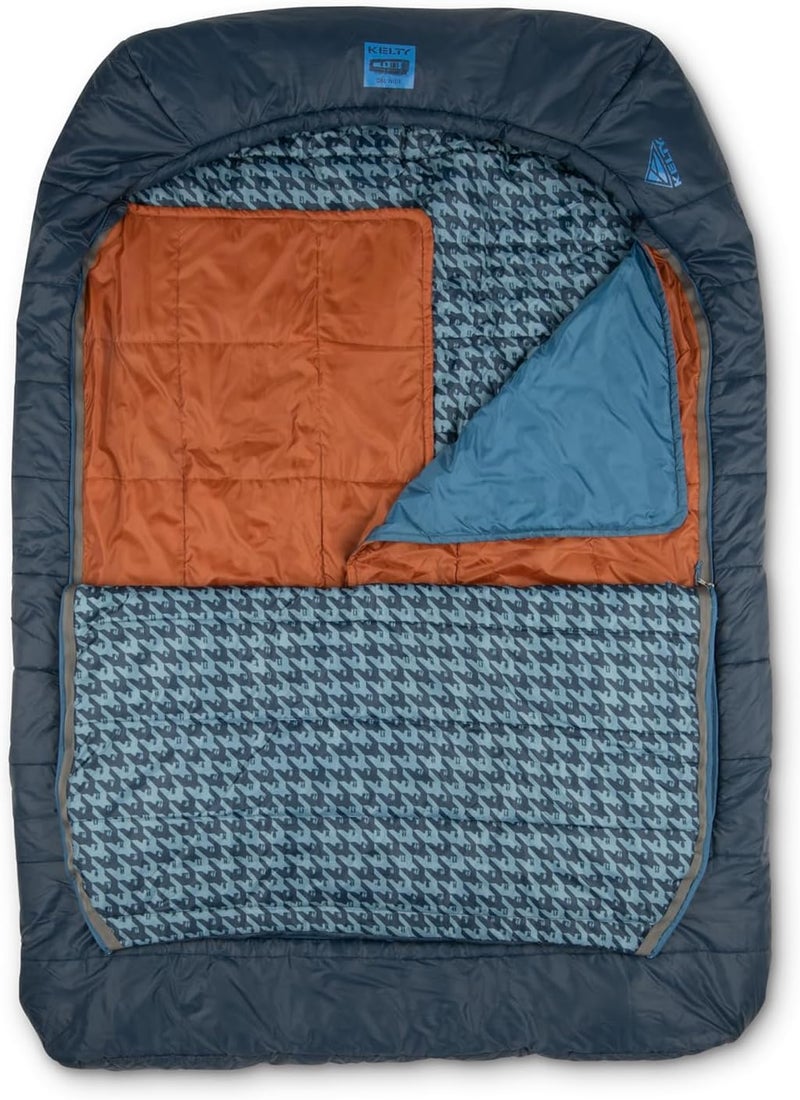 Kelty TruComfort Doublewide 20 Degree Sleeping Bag  Two Person Synthetic Camping Sleeping Bag for Couples  Family Camping - Image 2