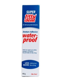 Fittydent Super Fittydent Denture Adhesive Waterproof 40 Gm 
