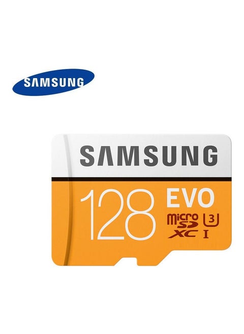 SAMSUNG EVO Microsd Card 128GB 100Mb/s Class10 U3 U1 SDXC Grade Micro SD Memory TF Flash Orange