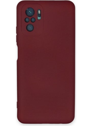 HappyCase Xiaomi Redmi Note 10 Case Nano Velvet Silicone Inside - Claret Red  - Image 1