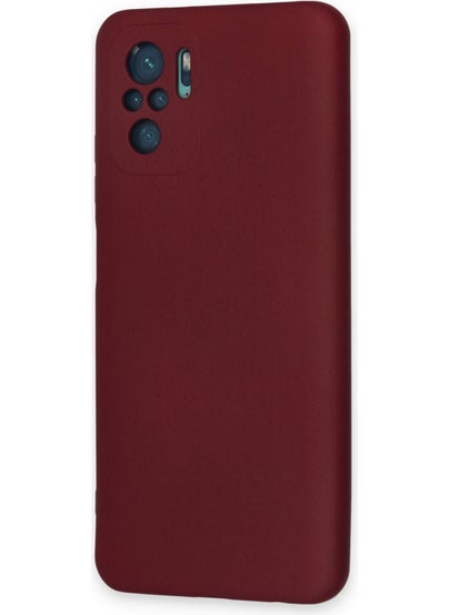 HappyCase Xiaomi Redmi Note 10 Case Nano Velvet Silicone Inside - Claret Red  - Image 3