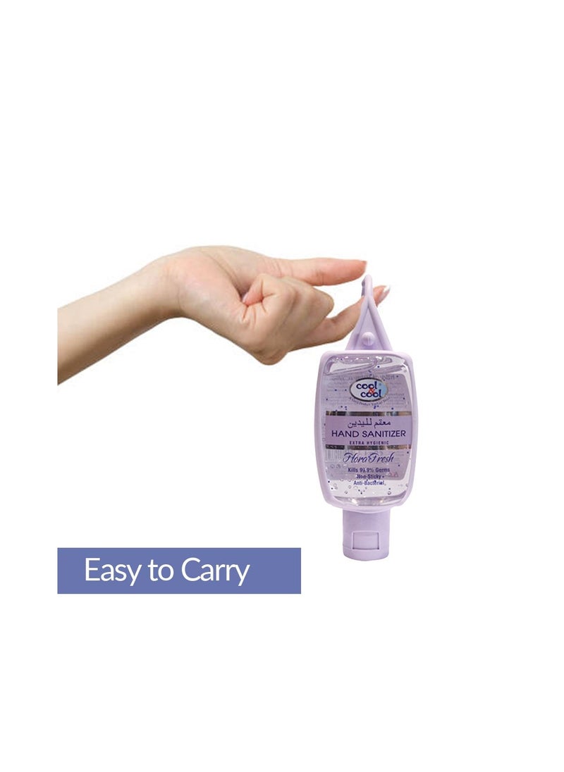 Cool & Cool - Cool & Cool  Hand Sanitizer Flora Fresh 60ml With Jacket - Image 1