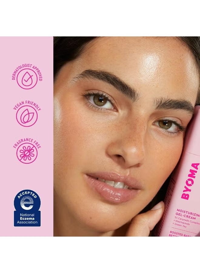 BYOMA Moisturizing Gel Cream - Barrier Repair Cream/Gel Face Lotion with Niacinamide and Green Tea - Ceramide Face Moisturizer for Dry Skin - Alcohol Free, Oil Free Face Moisturizer - 1.69 fl. oz - Image 2