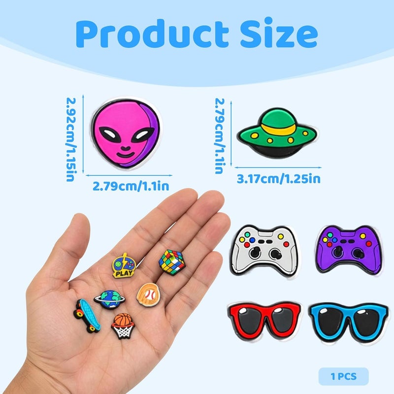 ZSRVAJ 35 PCS Cartoon Shoe Charms for Crocs - Fun Decorative Accessories for Kids - Image 2