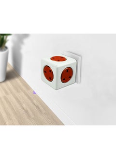 Allocacoc PowerCube Original 5 Sockets Red  - Image 2