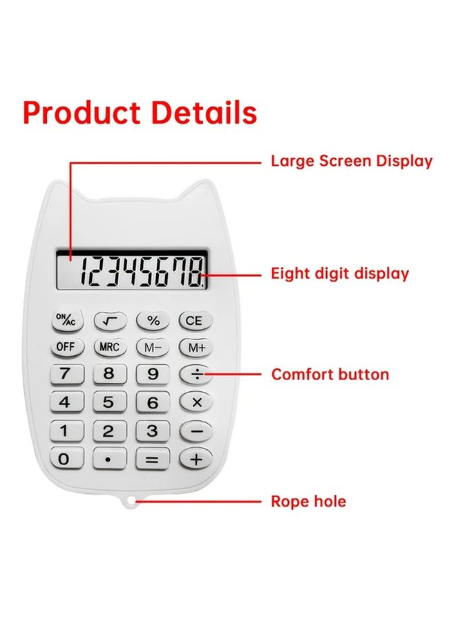 Pink Cute Mini Calculator Multifunctional Device Small Computer - Image 5
