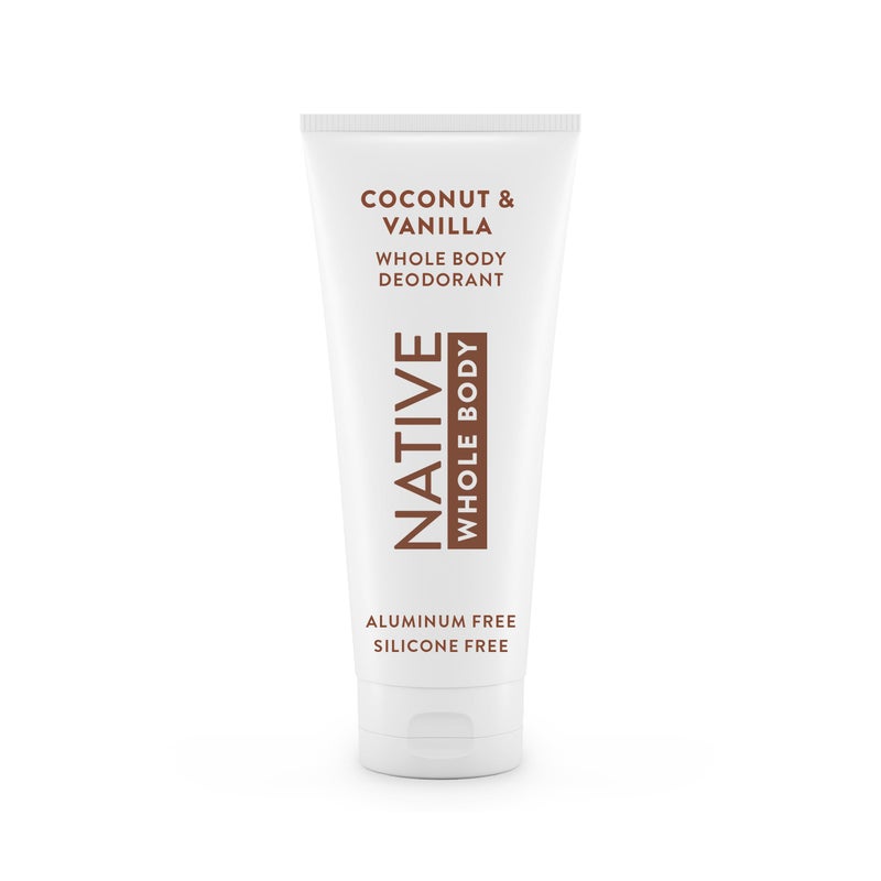 Native Whole Body Deodorant Cream Contains Naturally Derived Ingredients, Deodorant for Women & Men | 72 Hour Odor Protection, Aluminum Free with Coconut Oil and Shea Butter | Coconut & Vanilla - Image 1