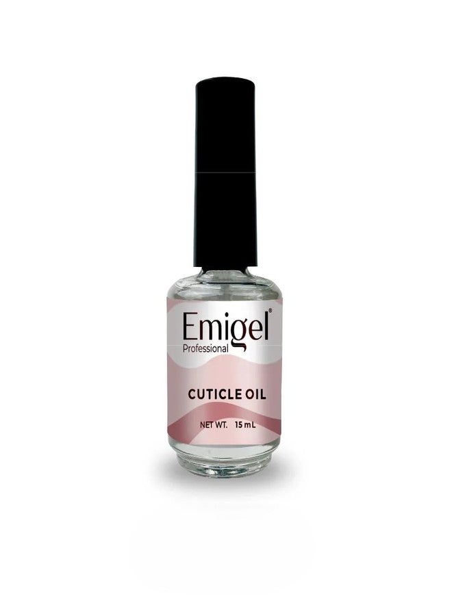 Emigel Professional Cuticle Oil, 15mL, Hydrating Treatment for Damaged Cuticles and Nails, Paraben-Free