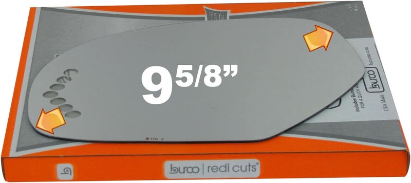 Burco 4110S Flat Left Driver Side Mirror Glass with Signal for Various GM Models - Image 2