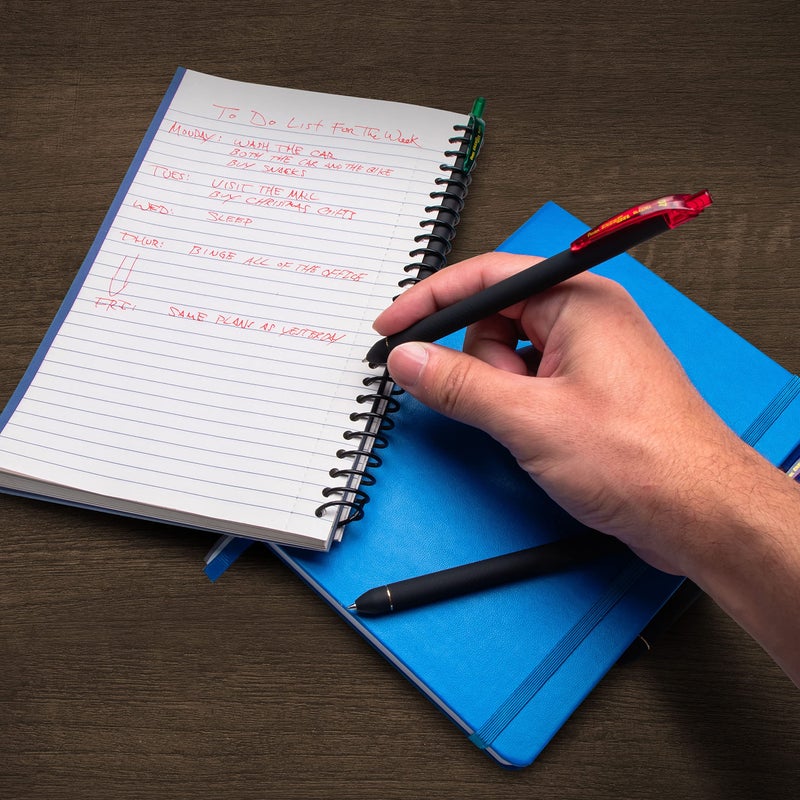 Pentel قلم جل سائل بنتل إنرجل كورو، (0.7 مم)، خط متوسط، حبر متنوع، 12 عبوة (BL437R1BP12M) - Image 2