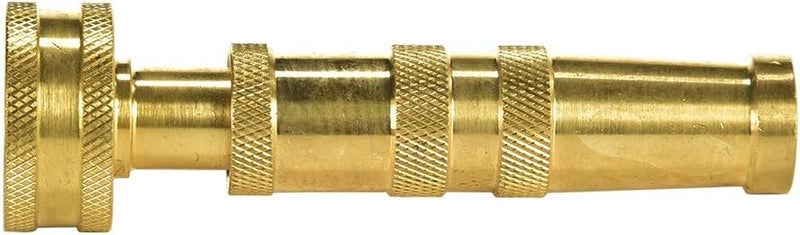 Sanpaint Heavy-Duty Brass Hose Nozzle, Adjustable Twist Hose Nozzle, Jet Sweeper Nozzle, Garden Sprayer - Image 4