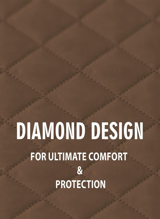 Pet Clean 100% Waterproof Reusable Pee Pad for Dogs Soft Reversible Dog Bed Cover for Protection, Ideal for Dogs and Cats 40x50 Inch (Pack of 1, Coffee & Taupe) - Image 5
