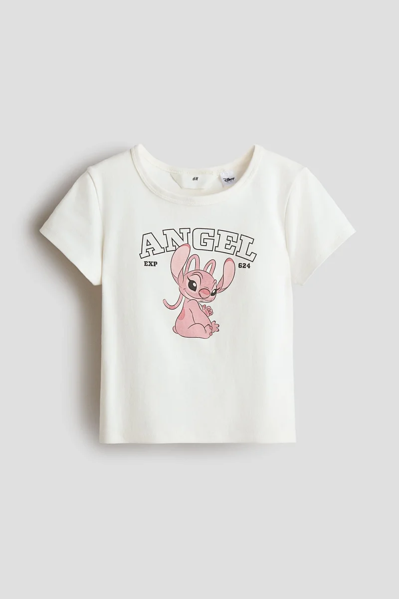 H&M Print-motif cotton top