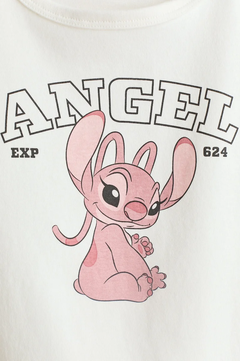 H&M Print-motif cotton top