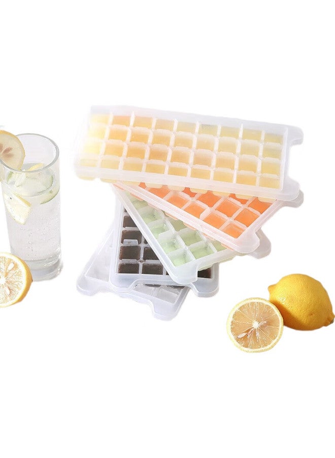 All-round Ice Cube Tray, Ice Maker, Ice Storage Box, Ice Cube Mold, Freezer Box, Ice Cube Tray, Ice Mold, Ice Preservation Box, Frozen Ice Cube Mold, Ice Cream Mold, 2 Layers, 72 Grids - Image 1