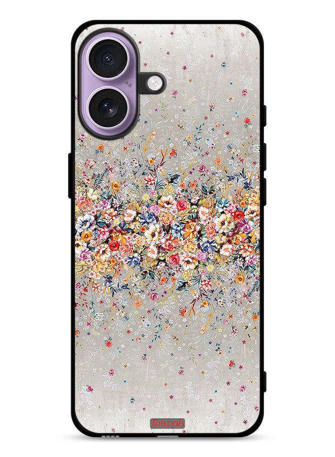 Tolwak Apple iPhone 17 Protective Case Cover Small Flowers Abstract Art - Image 1