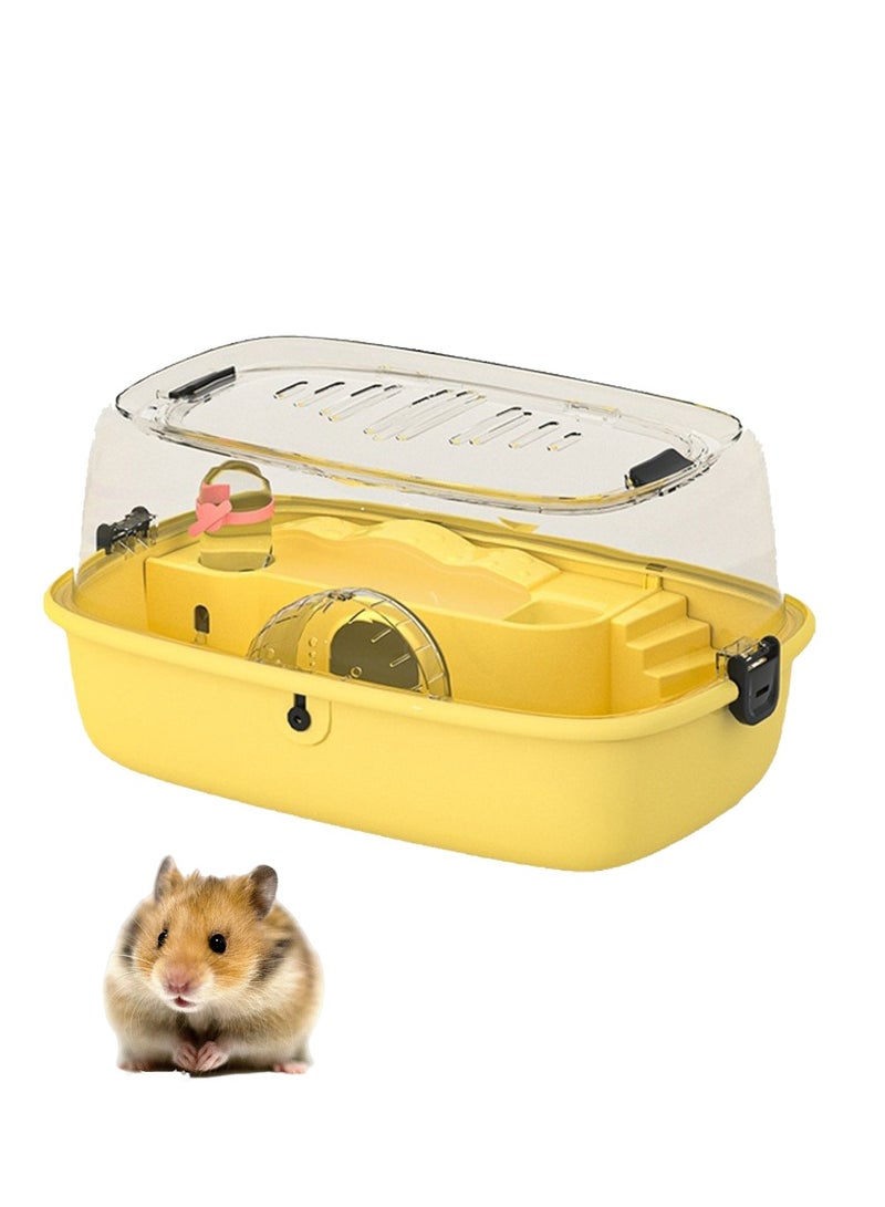 Kidle Hamster Cage Double-Layer Transparent Hamster Villa Panoramic Cage for Hamsters and Mouse Cage Small Pet House - Image 1