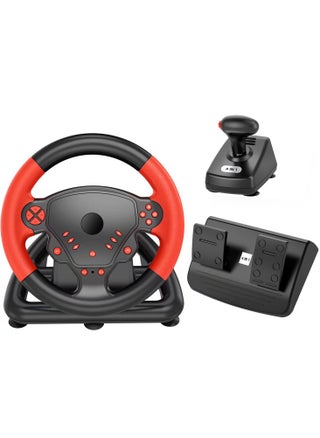Gaming Racing Steering Wheel With Pedals and Shifters Compatible With PS4 PS3 PC Android Device - pzsku/ZF7C6B5C05A0F5B944AAFZ/45/1746497389/255f7699-dbb7-4219-b0ba-1c3e8ede0cf1