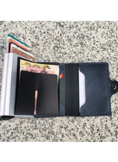 KASTWAVE Card Holder, Men Credit Card Holder, Slim Card Case Front Pocket Anti-theft-RFID Auto Pop up Travel Thin Wallets for Men  - Image 4