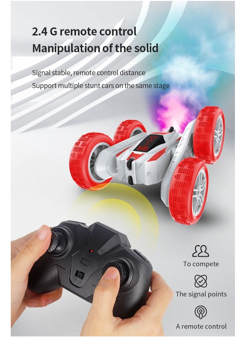C Remote Control Car with Mist, Lightning Tail Spray, 4x4 Off-Road Stunt Car, 360° Rotating Drift Car, High-Speed Racing Toy, Wall Climbing, Double-Sided Driving for Kids, Boys Toys Age 3+  - Image 5