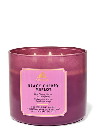 Black Cherry Merlot 3-Wick Candle - view 2