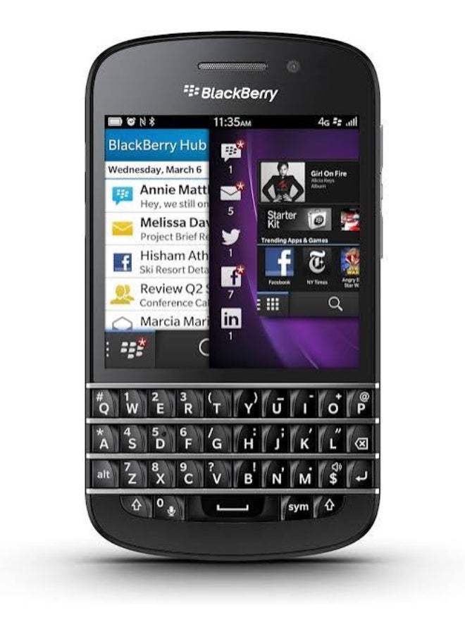 بلاك بيري هاتف بلاك بيري Q10 الذكي باللون الأسود - Image 2