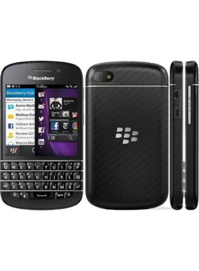 بلاك بيري هاتف بلاك بيري Q10 الذكي باللون الأسود - Image 3