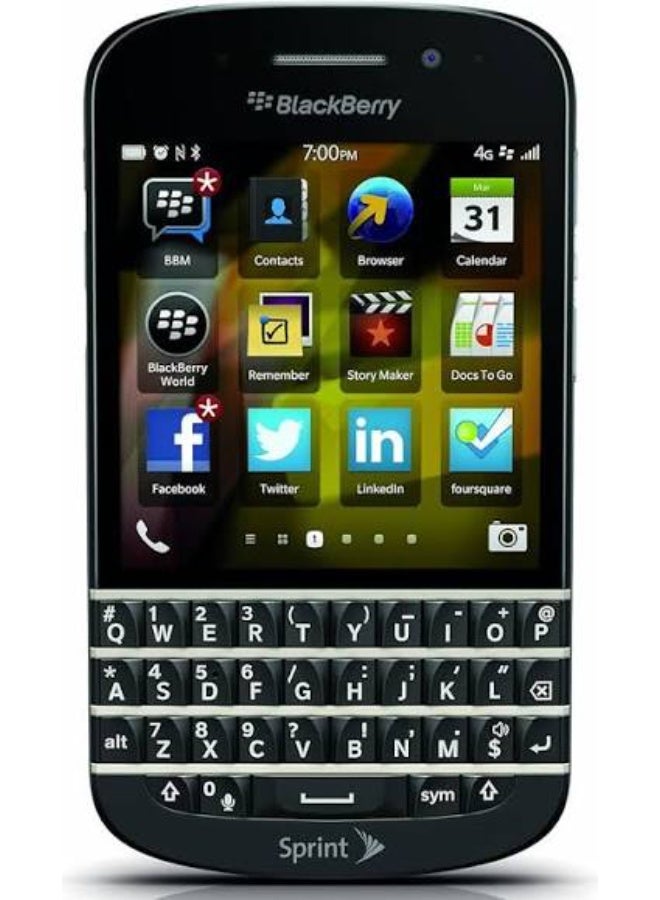 بلاك بيري هاتف بلاك بيري Q10 الذكي باللون الأسود - Image 1