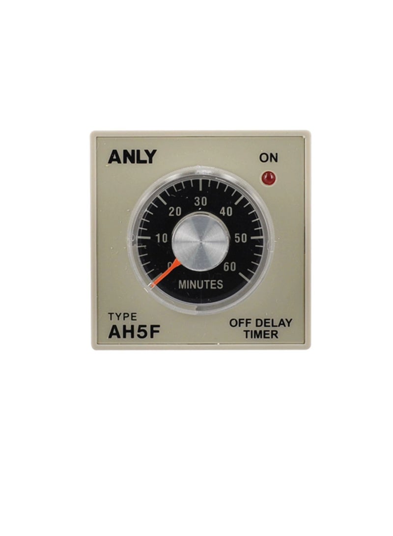 ANLY Off Delay Relay Timer 8 Pin 2C Analogue 220VAC AH5F-2  - Image 1