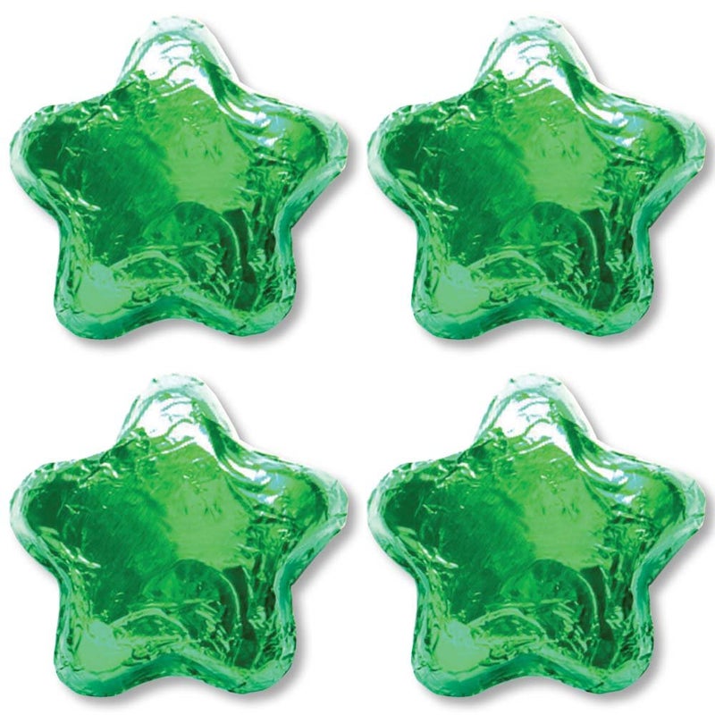 Madelaine Premium Milk Chocolate Stars Assorted Red & Green 8 Oz - Individually Wrapped Christmas Chocolate Candy - Image 2